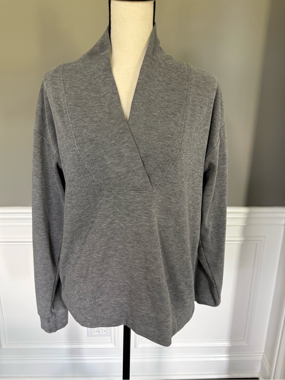Bobi Shawl Collar Sweatshirt